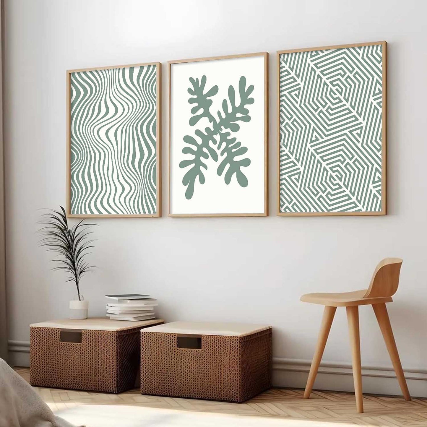 Boho  Wall Art Paintings for Living Room - Wall Poster With frames