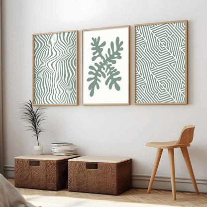 Boho  Wall Art Paintings for Living Room - Wall Poster With frames