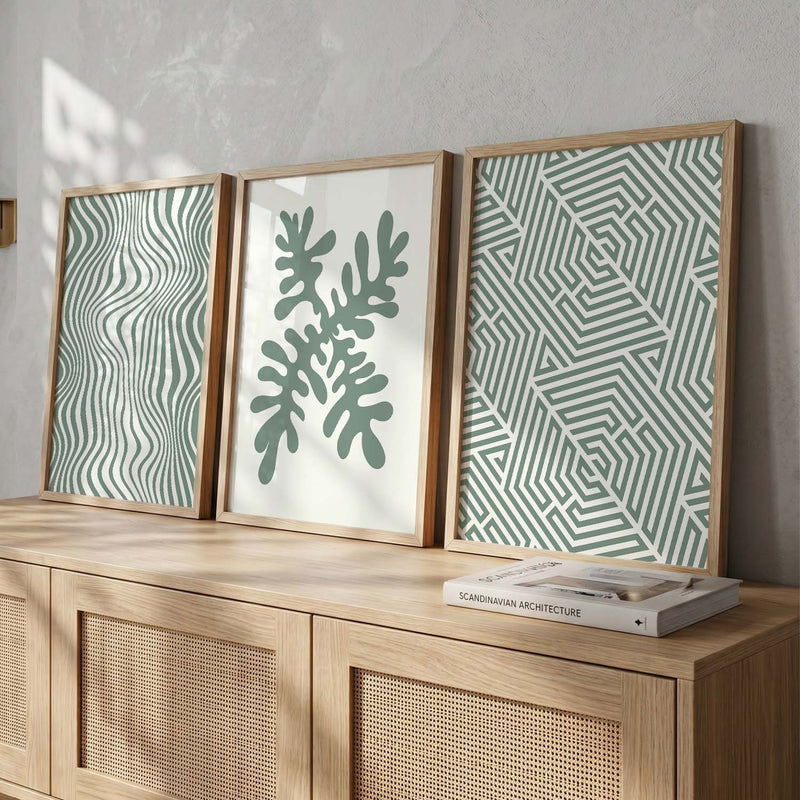 Boho  Wall Art Paintings for Living Room - Wall Poster With frames