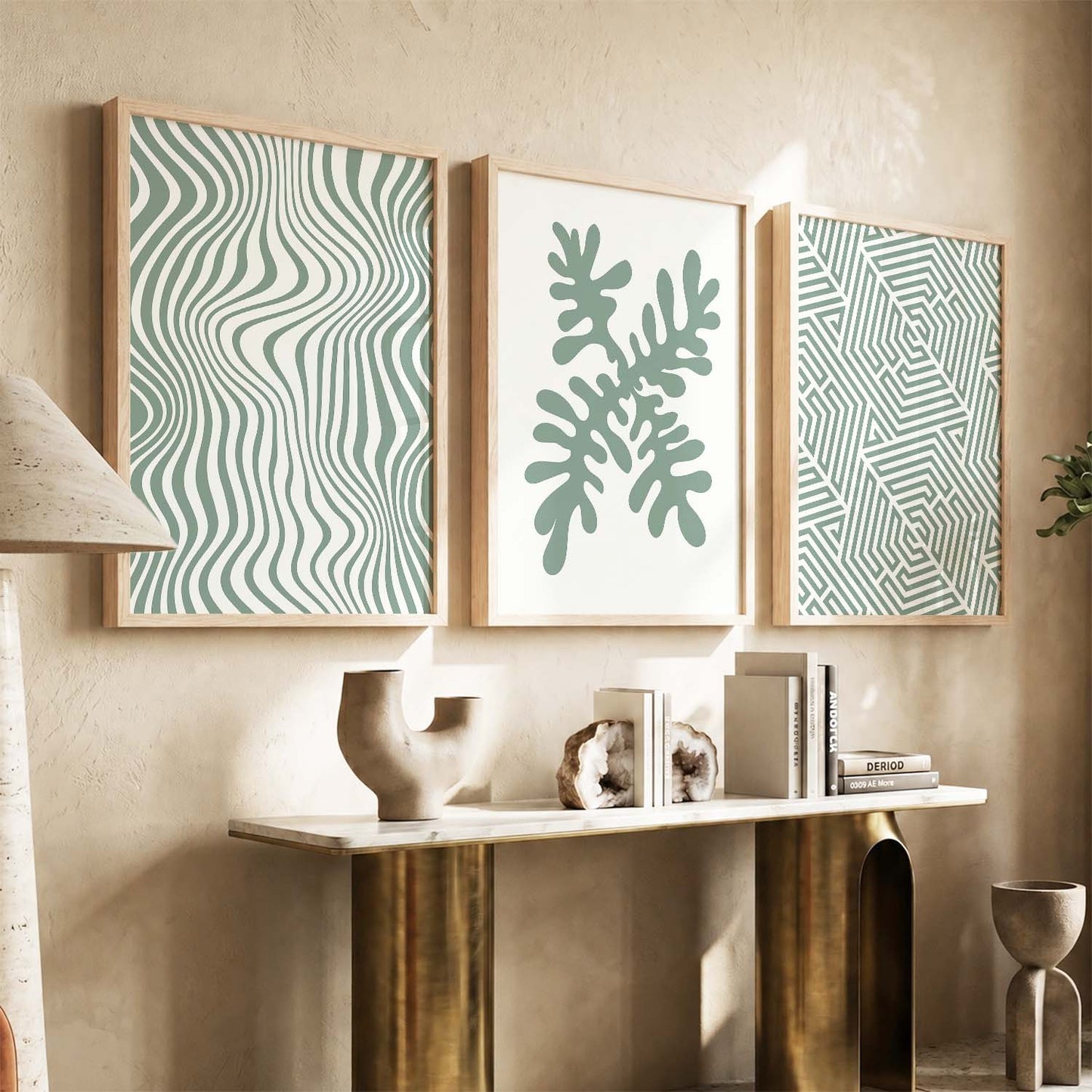 Boho  Wall Art Paintings for Living Room - Wall Poster With frames