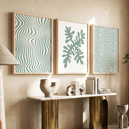 Boho  Wall Art Paintings for Living Room - Wall Poster With frames