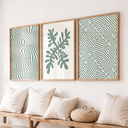 Boho  Wall Art Paintings for Living Room - Wall Poster With frames