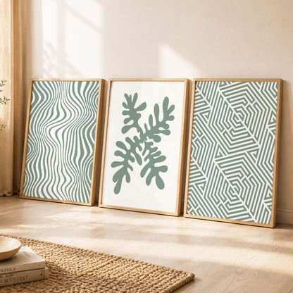 Boho  Wall Art Paintings for Living Room - Wall Poster With frames