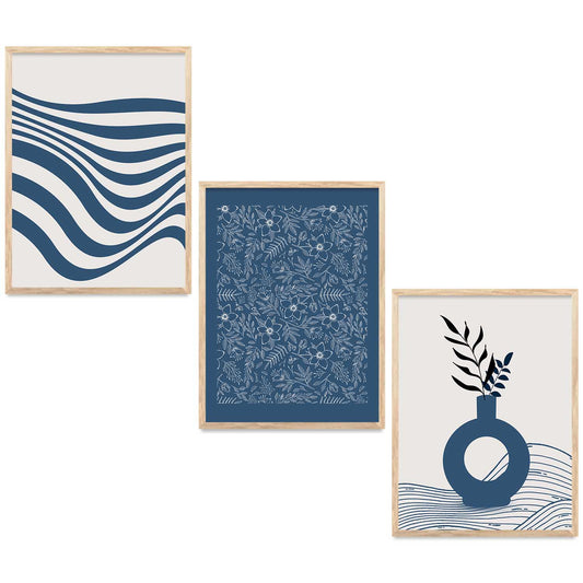 Boho Wall Art Paintings for Living Room - Wall Poster With frames