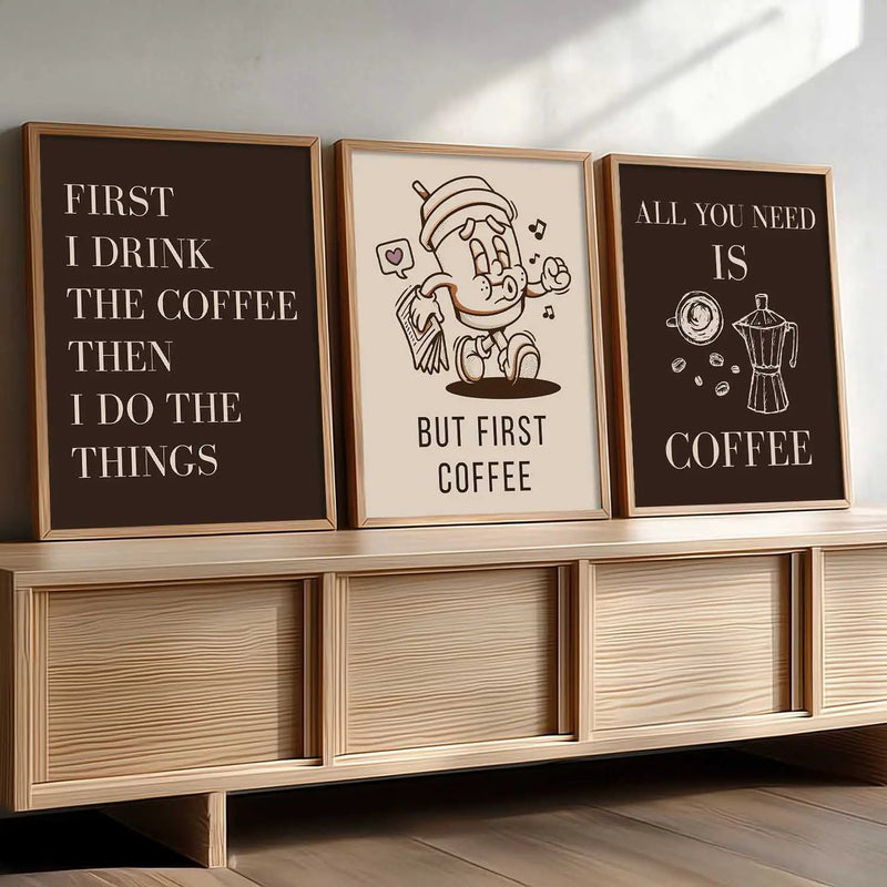 Cafe   Wall Art  Paintings for Living Room - Wall Poster With frames