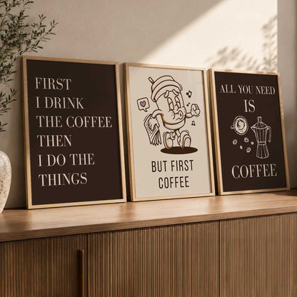 Cafe   Wall Art  Paintings for Living Room - Wall Poster With frames