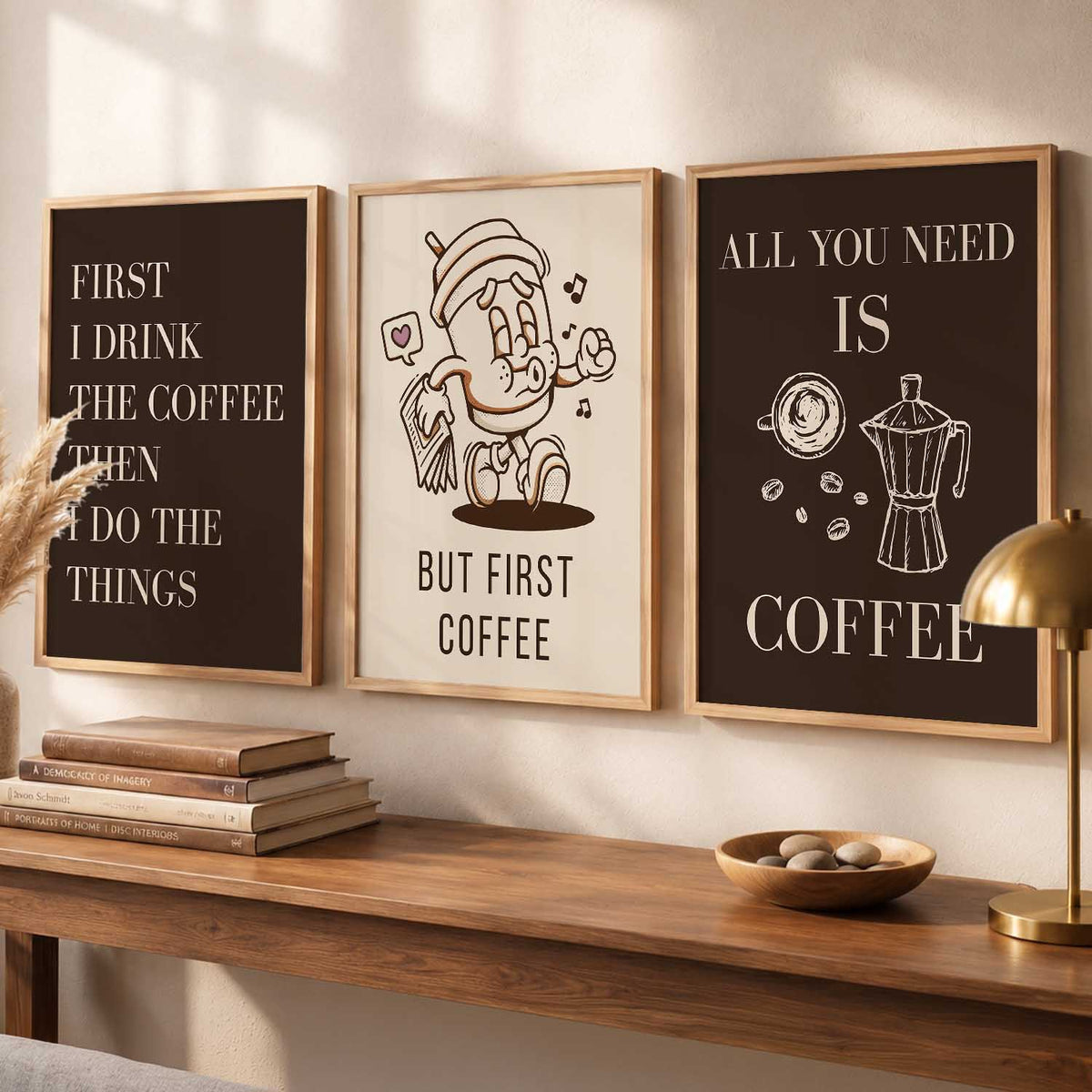 Cafe   Wall Art  Paintings for Living Room - Wall Poster With frames