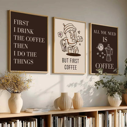 Cafe   Wall Art  Paintings for Living Room - Wall Poster With frames