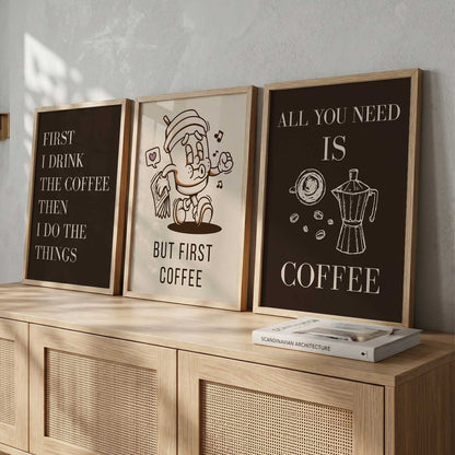 Cafe   Wall Art  Paintings for Living Room - Wall Poster With frames