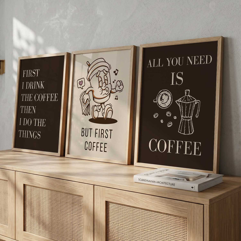 Cafe   Wall Art  Paintings for Living Room - Wall Poster With frames