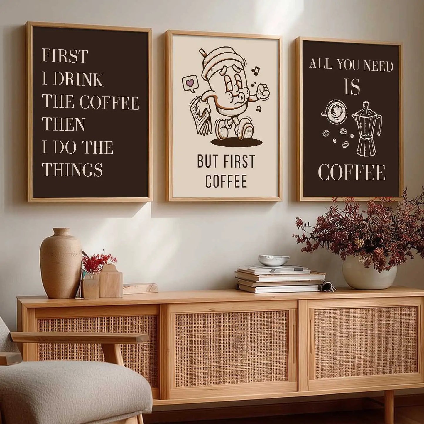 Cafe   Wall Art  Paintings for Living Room - Wall Poster With frames