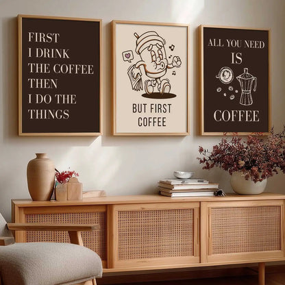 Cafe   Wall Art  Paintings for Living Room - Wall Poster With frames