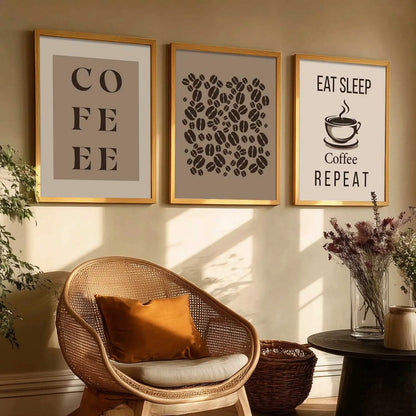 Cafe   Wall  Art  Paintings for Living Room - Wall Poster With frames