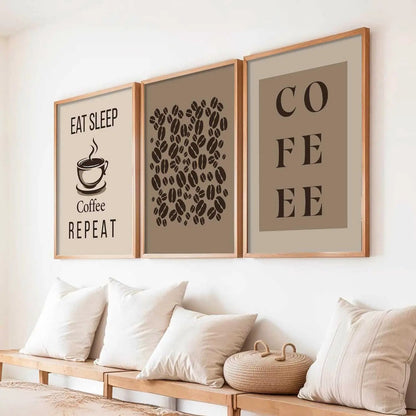 Cafe   Wall  Art  Paintings for Living Room - Wall Poster With frames