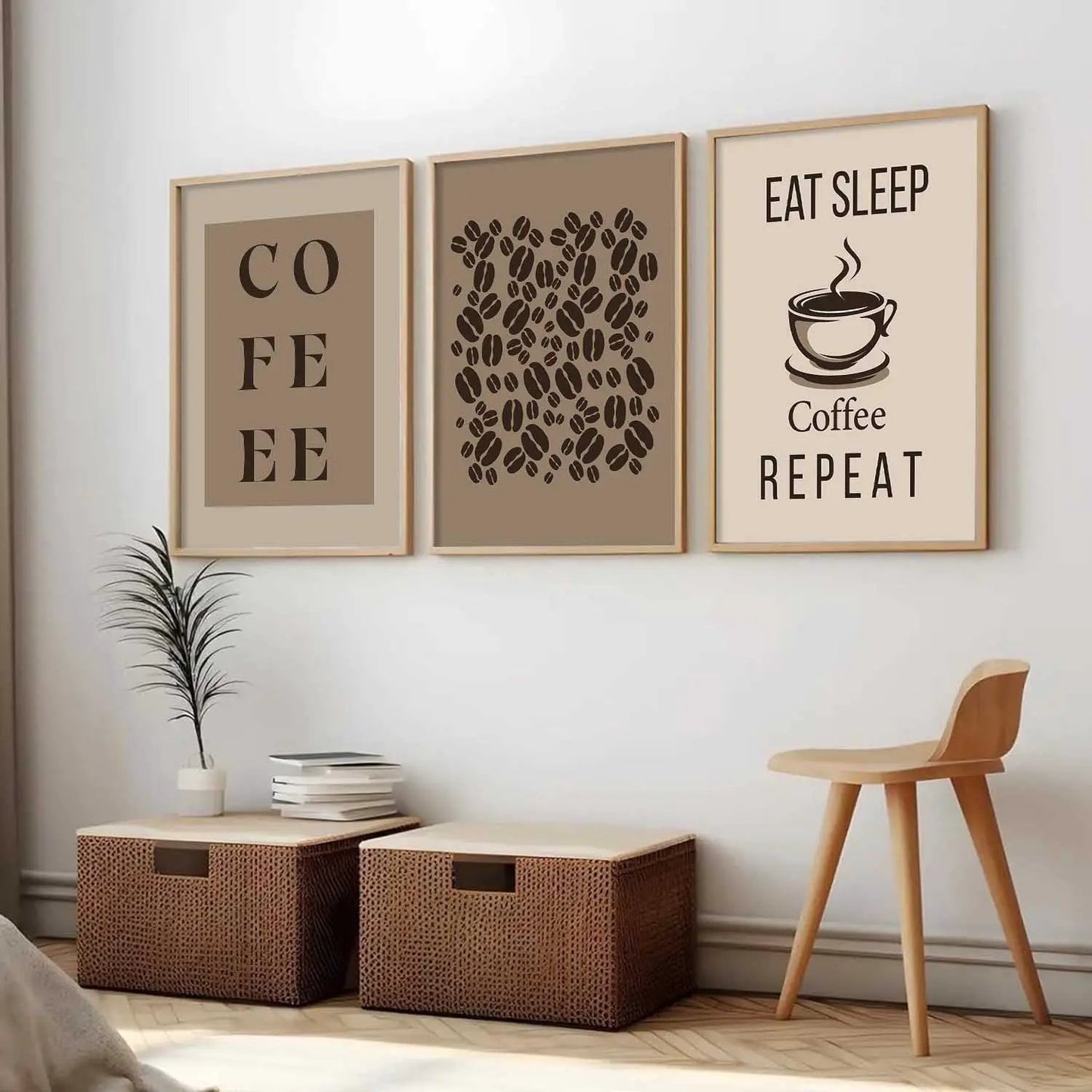 Cafe   Wall  Art  Paintings for Living Room - Wall Poster With frames