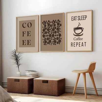 Cafe   Wall  Art  Paintings for Living Room - Wall Poster With frames