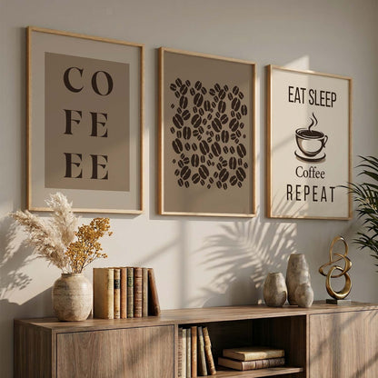 Cafe   Wall  Art  Paintings for Living Room - Wall Poster With frames