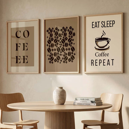 Cafe   Wall  Art  Paintings for Living Room - Wall Poster With frames
