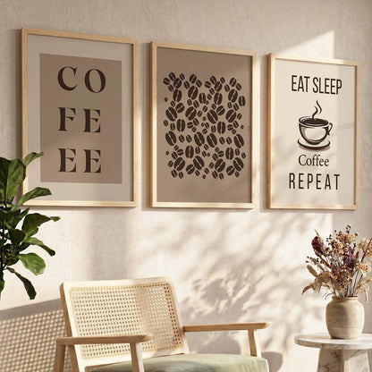 Cafe   Wall  Art  Paintings for Living Room - Wall Poster With frames