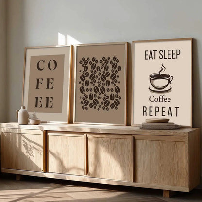 Cafe   Wall  Art  Paintings for Living Room - Wall Poster With frames