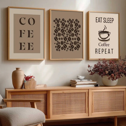 Cafe   Wall  Art  Paintings for Living Room - Wall Poster With frames