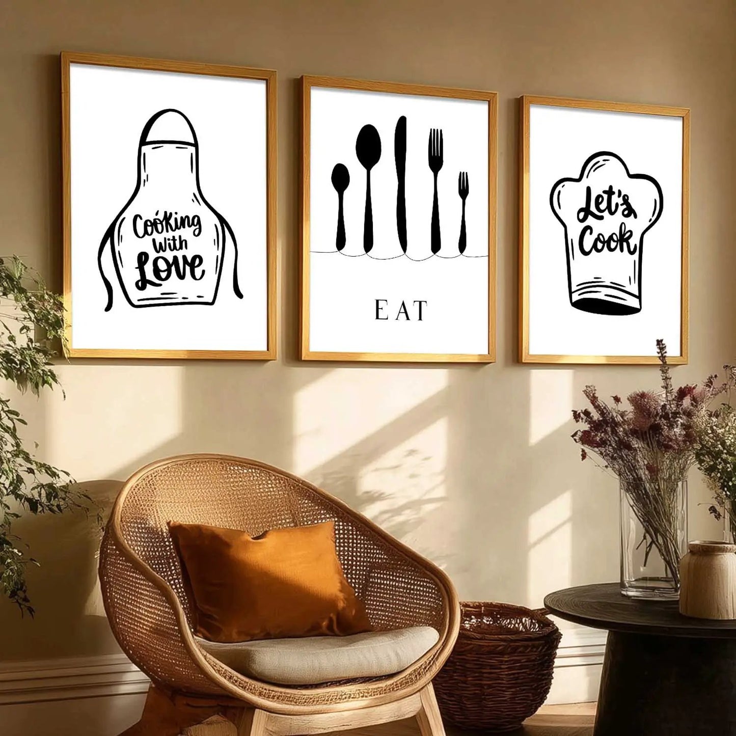 kitchen   Wall Art Paintings for Living Room - Wall Poster With frames