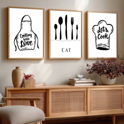 kitchen   Wall Art Paintings for Living Room - Wall Poster With frames