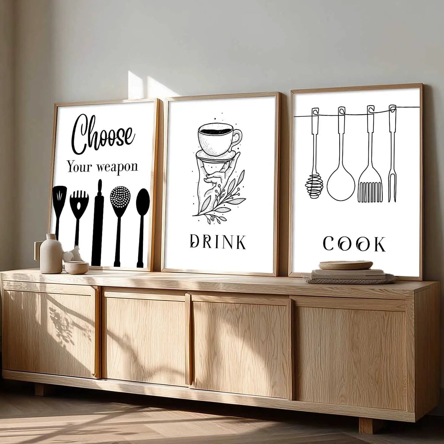 kitchen Wall Art Paintings for Living Room - Wall Poster With frames