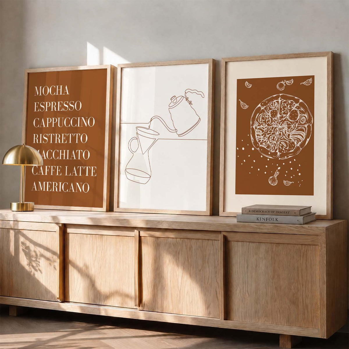 Cafe  Wall  Art  Paintings for Living Room - Wall Poster With frames