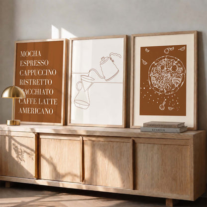 Cafe  Wall  Art  Paintings for Living Room - Wall Poster With frames