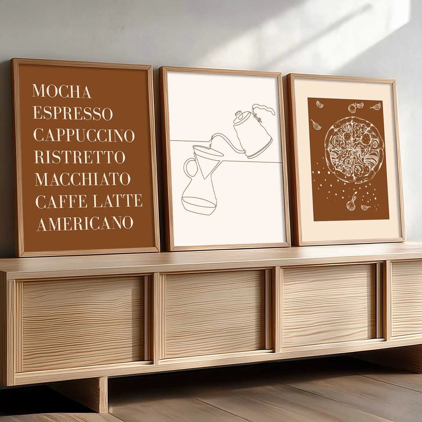 Cafe  Wall  Art  Paintings for Living Room - Wall Poster With frames
