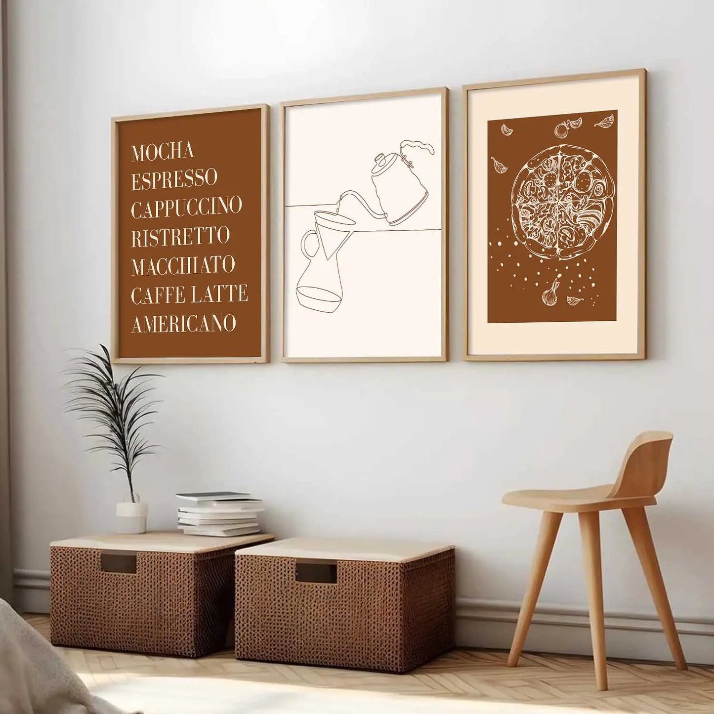 Cafe  Wall  Art  Paintings for Living Room - Wall Poster With frames