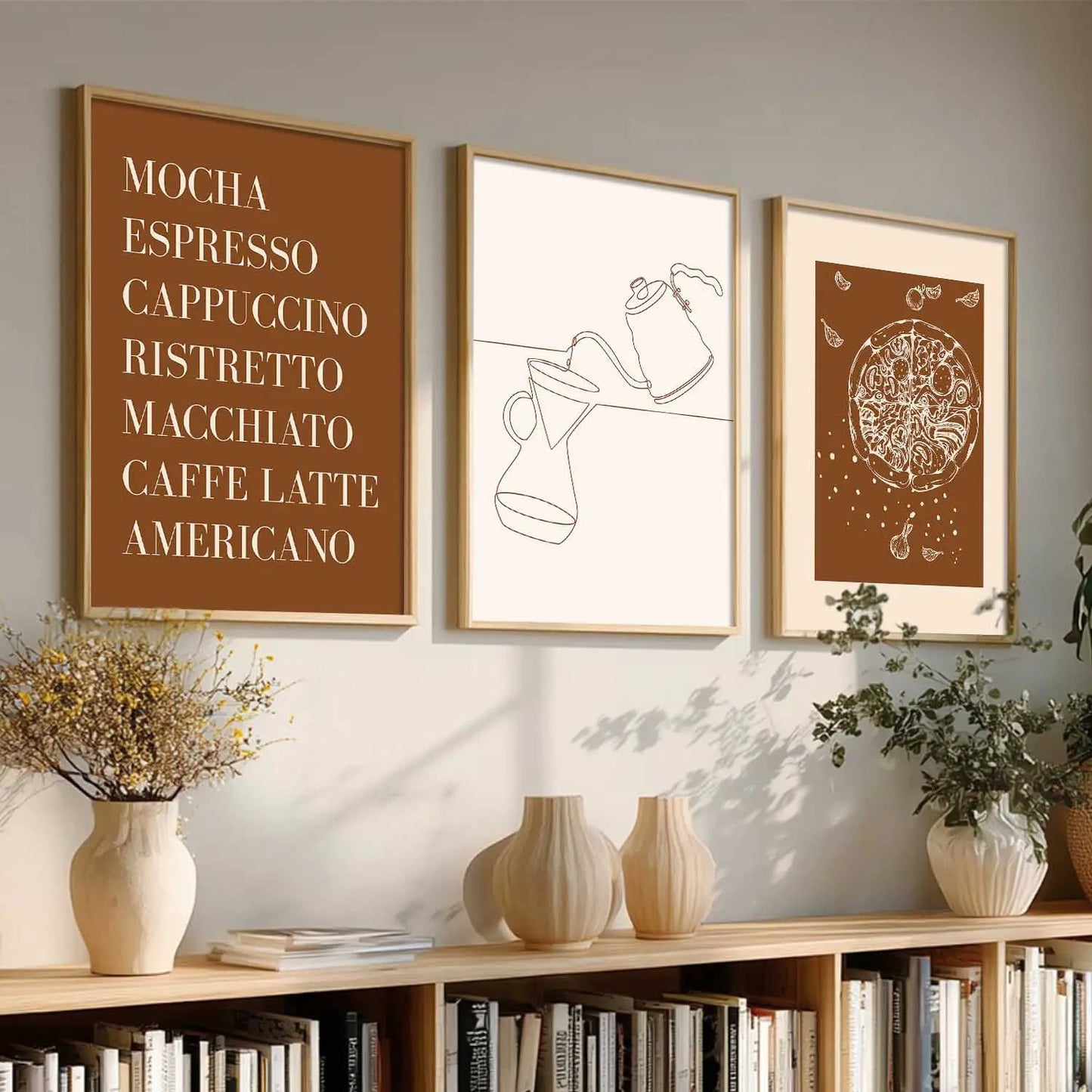 Cafe  Wall  Art  Paintings for Living Room - Wall Poster With frames