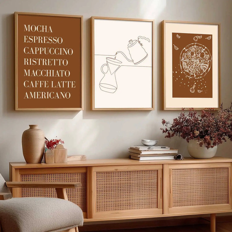 Cafe  Wall  Art  Paintings for Living Room - Wall Poster With frames