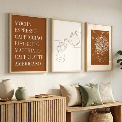 Cafe  Wall  Art  Paintings for Living Room - Wall Poster With frames