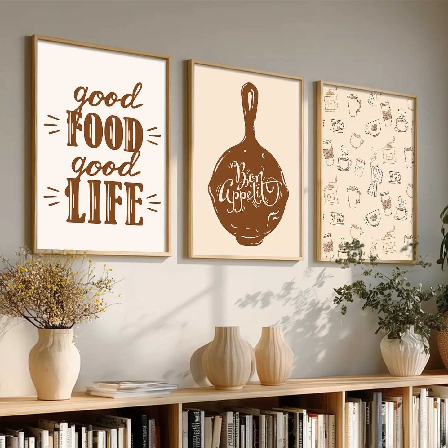 Cafe   Wall  Art  Paintings for Living Room - Wall Poster With frames