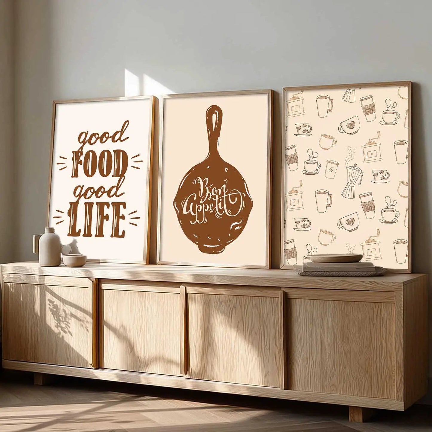 Cafe   Wall  Art  Paintings for Living Room - Wall Poster With frames