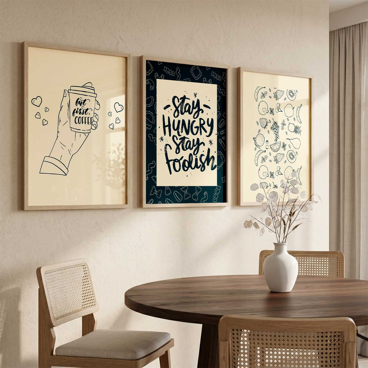 kitchen   Wall  Art  Paintings for Living Room - Wall Poster With frames