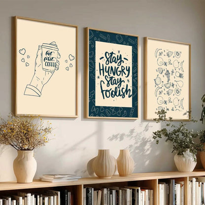 kitchen   Wall  Art  Paintings for Living Room - Wall Poster With frames