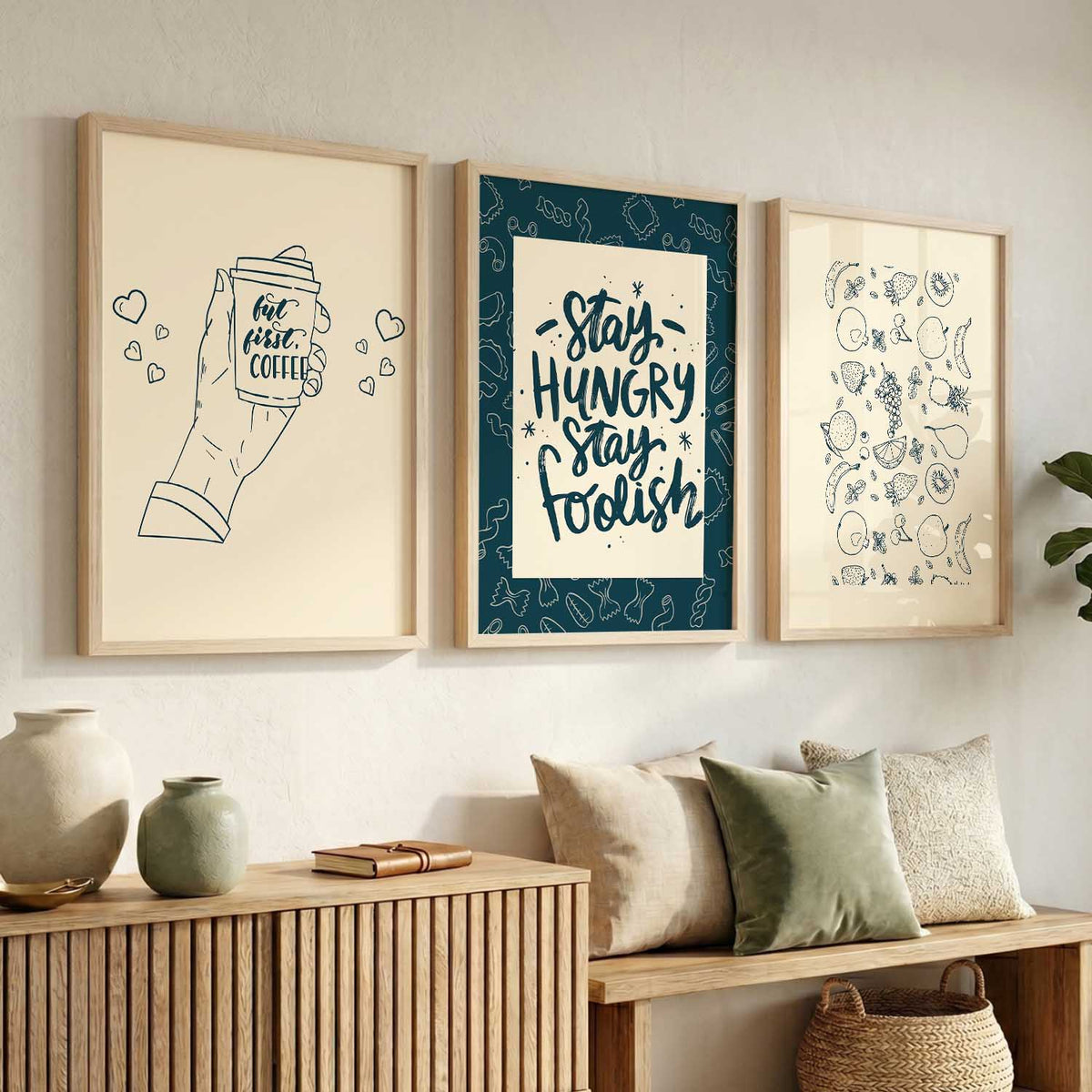 kitchen   Wall  Art  Paintings for Living Room - Wall Poster With frames