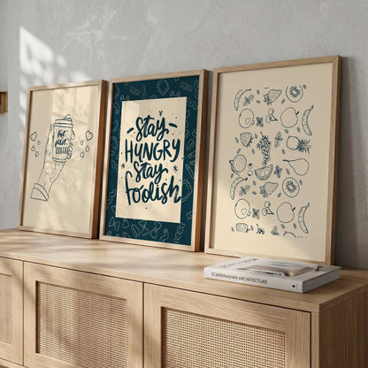 kitchen   Wall  Art  Paintings for Living Room - Wall Poster With frames