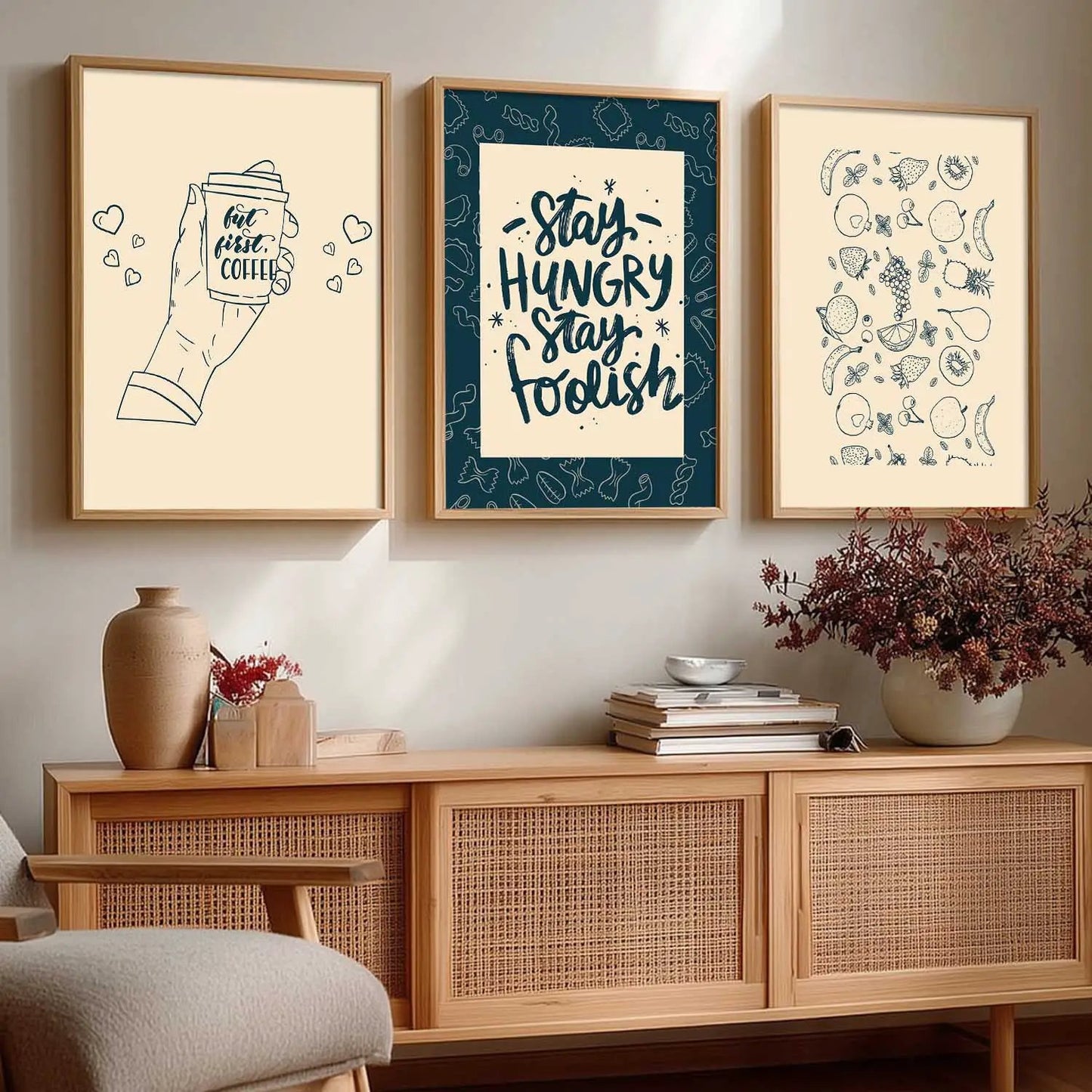 kitchen   Wall  Art  Paintings for Living Room - Wall Poster With frames