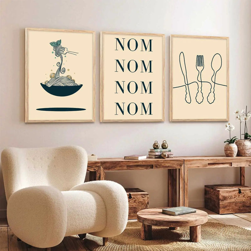 Boho  Wall Art Paintings for Living Room - Wall Poster With frames