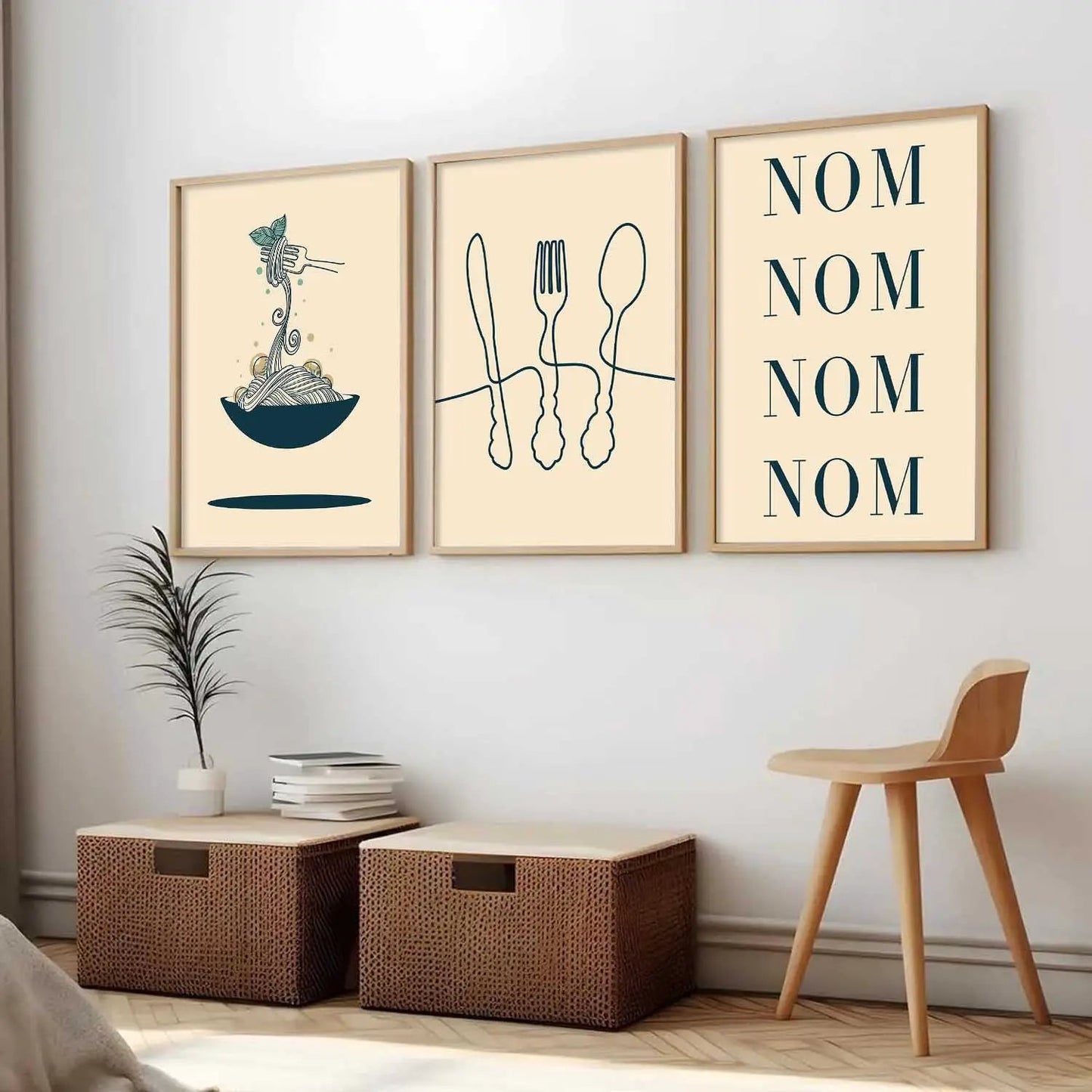 Boho  Wall Art Paintings for Living Room - Wall Poster With frames