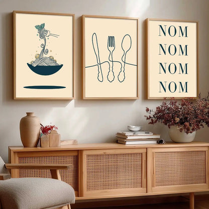 Boho  Wall Art Paintings for Living Room - Wall Poster With frames