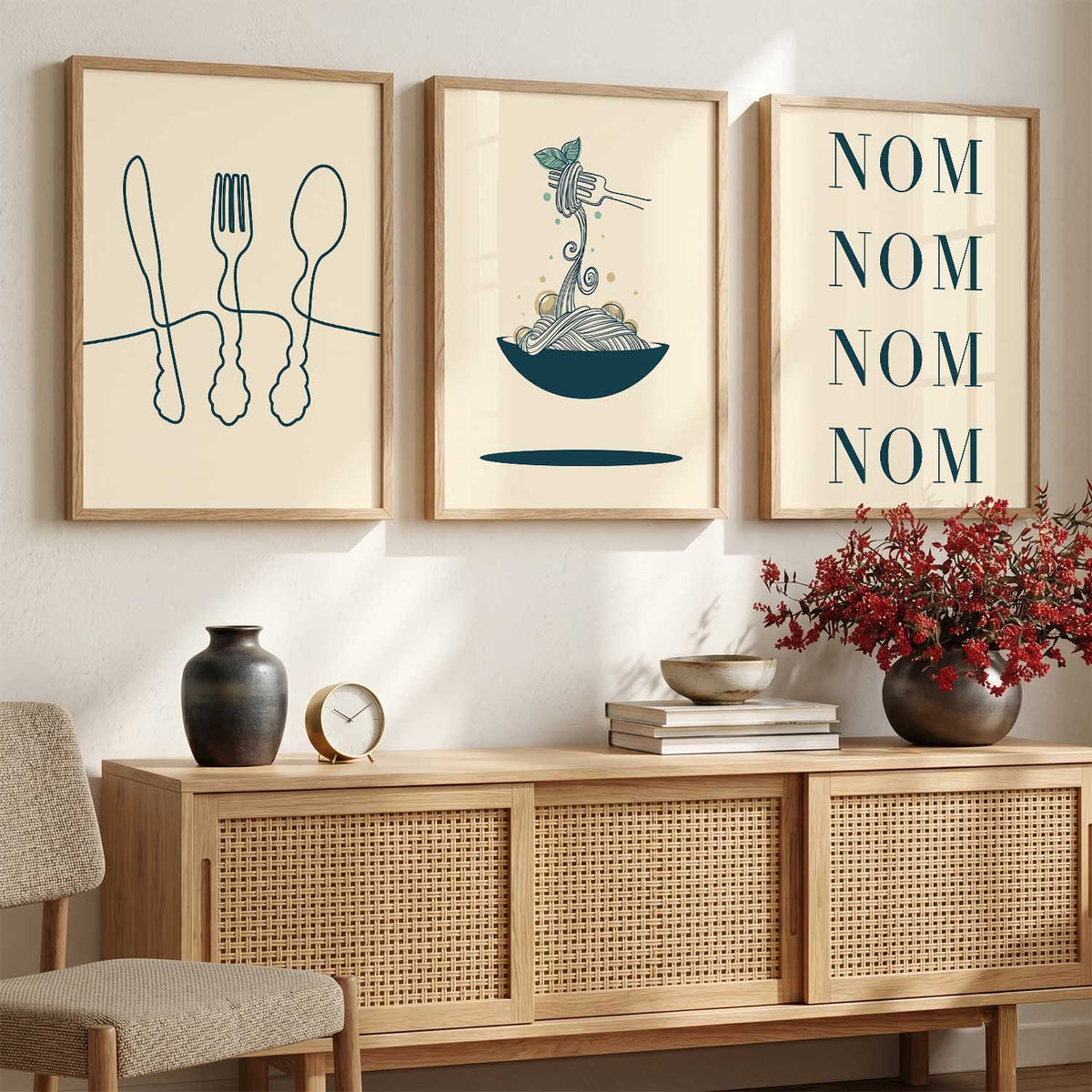 Boho  Wall Art Paintings for Living Room - Wall Poster With frames