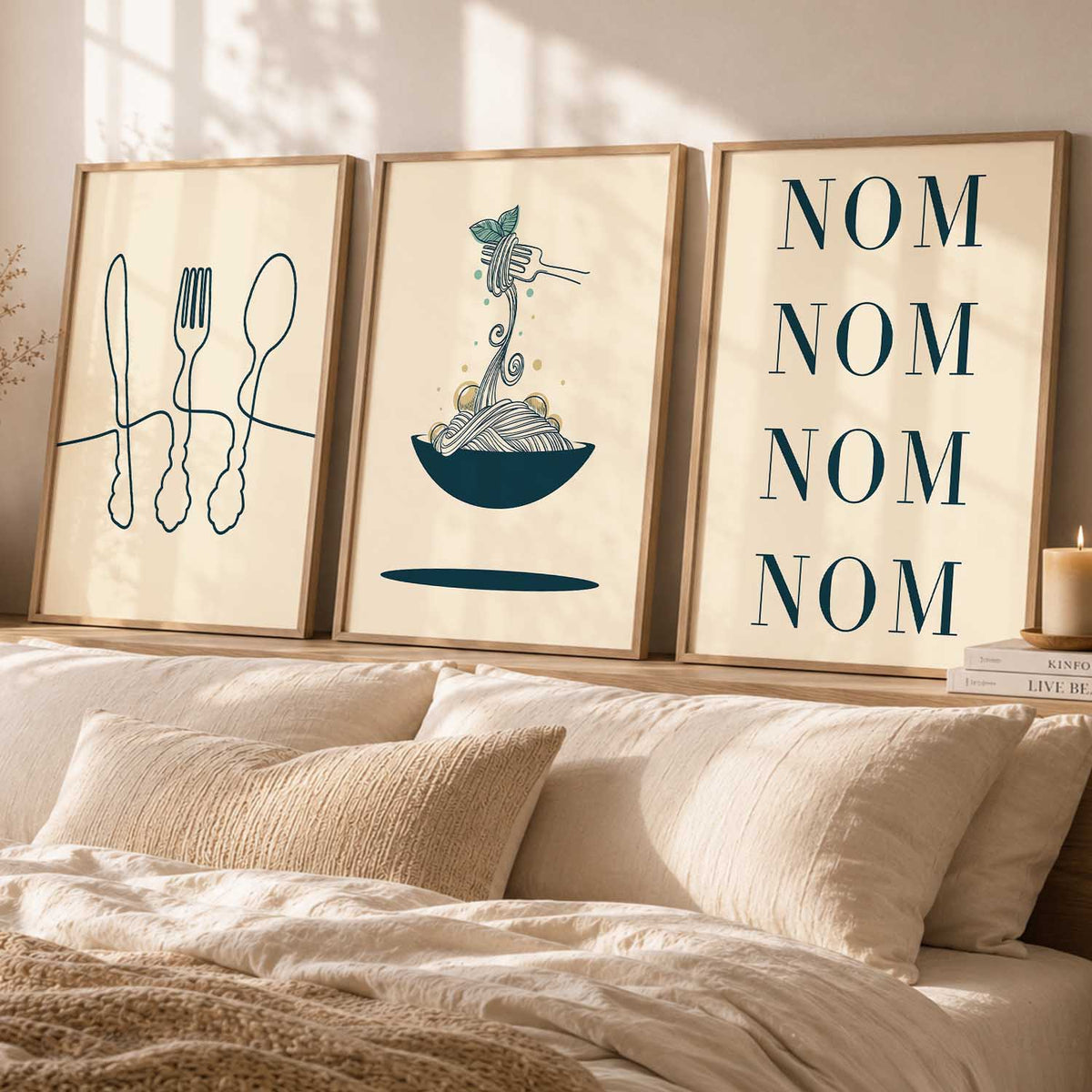 Boho  Wall Art Paintings for Living Room - Wall Poster With frames