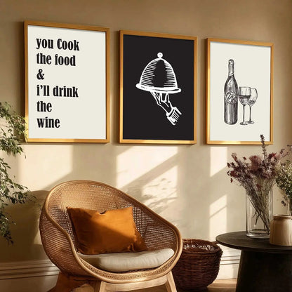 Cafe   Wall  Art  Paintings for Living Room - Wall Poster With frames