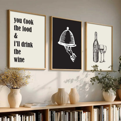 Cafe   Wall  Art  Paintings for Living Room - Wall Poster With frames