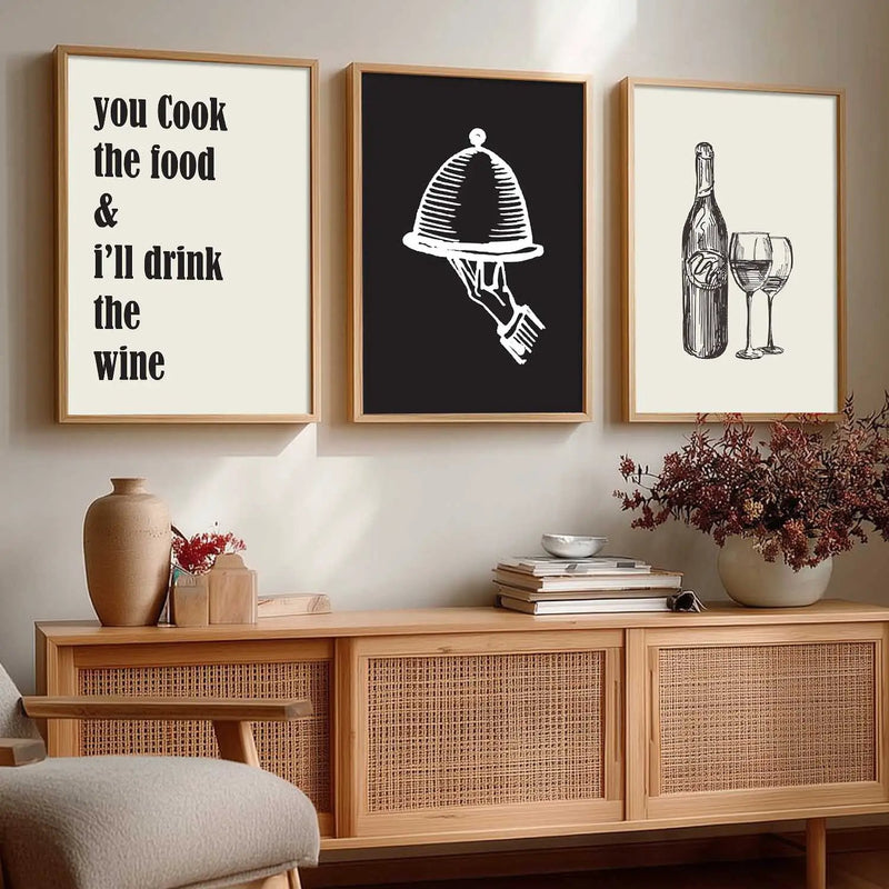 Cafe   Wall  Art  Paintings for Living Room - Wall Poster With frames